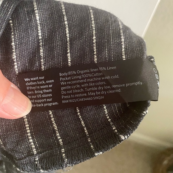 Eileen Fisher casual linen dress, size M - Picture 5 of 7